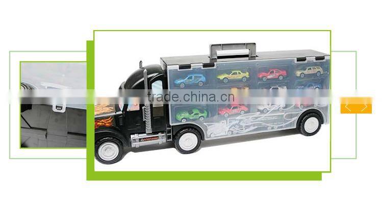 New style large container toys diecast model car metal truck model