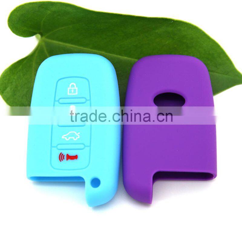 factory price high quality silicone car remote control key cover for Hyundai