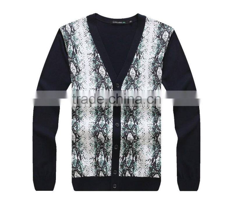 Fashion V neck high quality cardigan sweaters wholesale