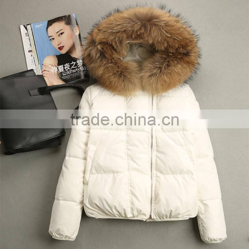 Latest Fashion Winter Short Down Jackets Woman Down Jacket Parka Winter 2016