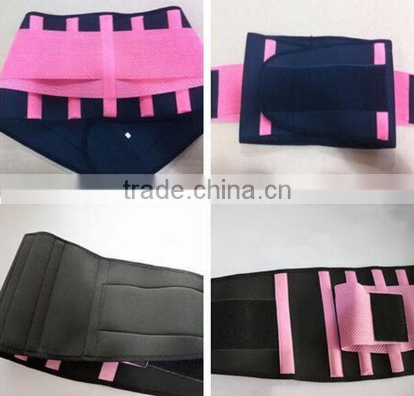 2016 shuoyang hot selling back pain relief waist trainer , waist trimmer , lower back support belt