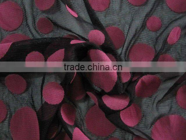 shaoxing textile 2014 new arrivals Nylon print mesh fabric