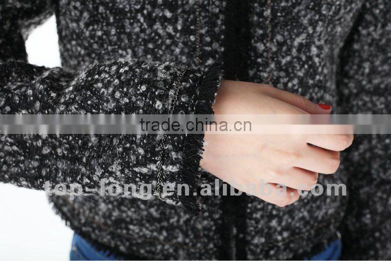 2012 woolen winter jacket fashion clothing for women