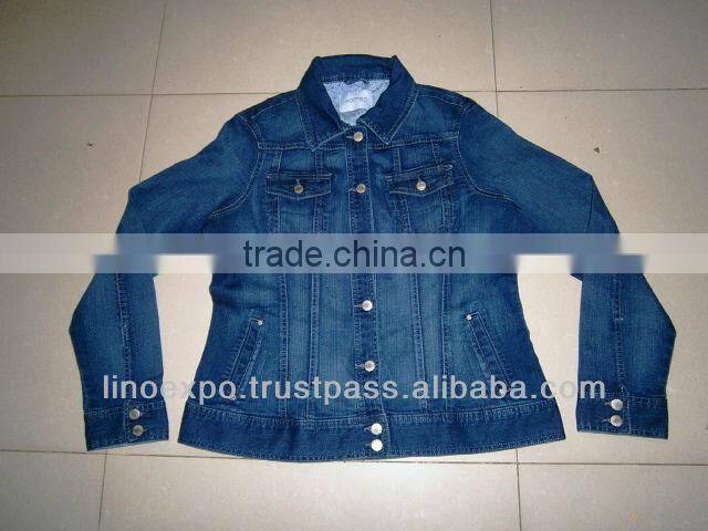 Ladies L/S Fashionable Denim Jacket