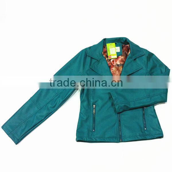 2015 Best Seller Colorful Cheap Price Ladies Leather Jacket