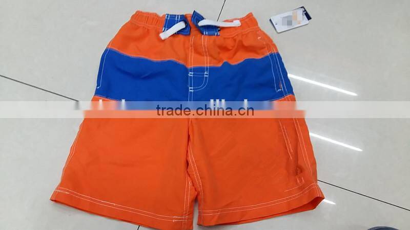 Kid's fashion comfortable brand sport shorts pants garment stock lot