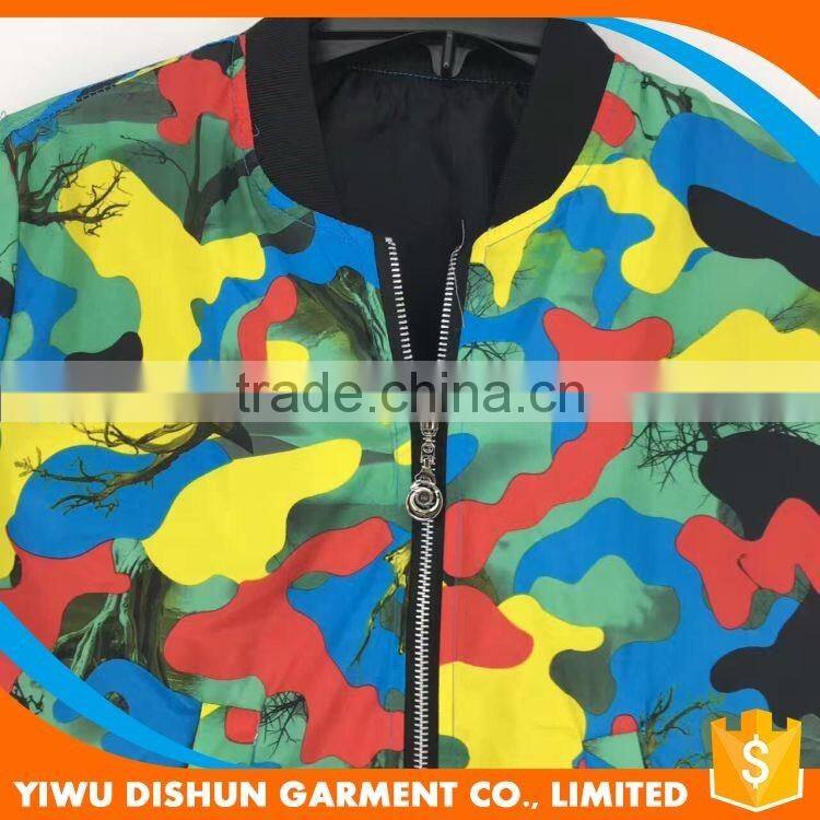 Mens fashion Camouflage all over Print sublimation jackets