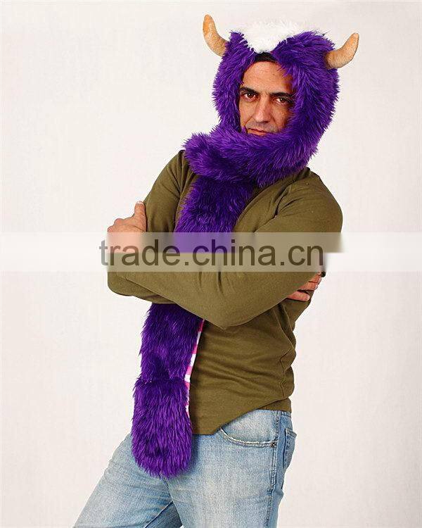 New style classical carniva dog pattern animal hood hat