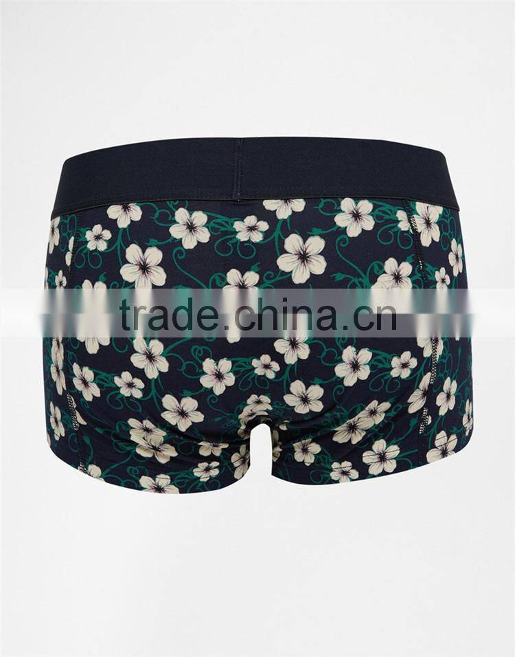 Custom 3 pack boys wearing briefs with floral print