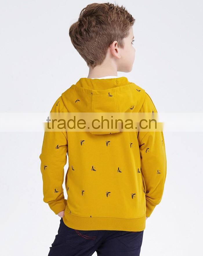 Long sleeve fancy printed baby hoodies