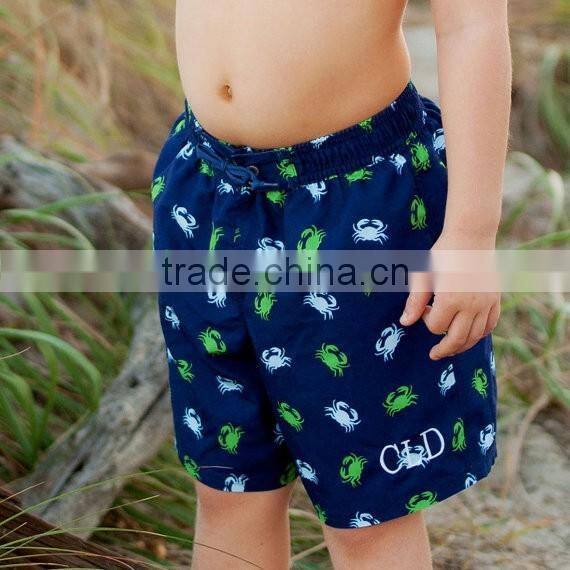 Wholesale baby swimwear with factory price beach trunk boys brief swimwear