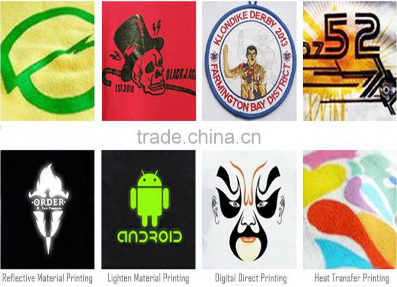 2017 Women T Shirt Cotton OEM Service Short Sleeve with Pattern O Neck Bulk T Shirt