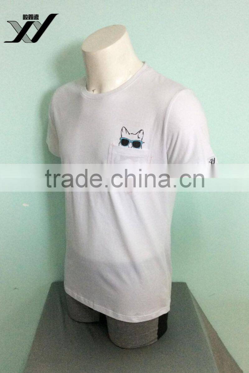 2016 hot sale short sleeve T-shirt with cartoon pattern