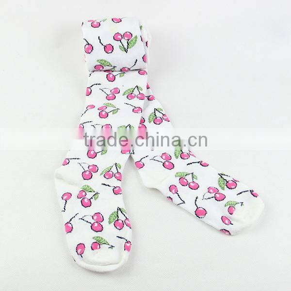 Fashion korea girls pantyhose with cherry