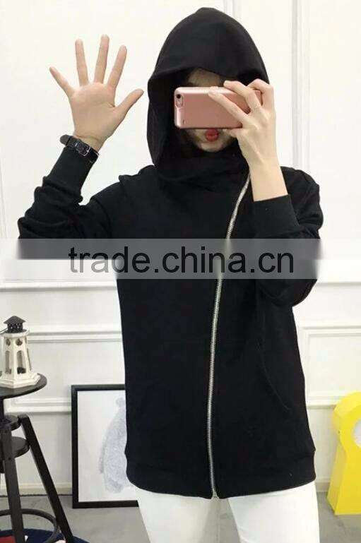 Runwaylover EY1057C hot sell 100% cotton women's fashion hoodies drawstring hood wholesale women plain hoodies
