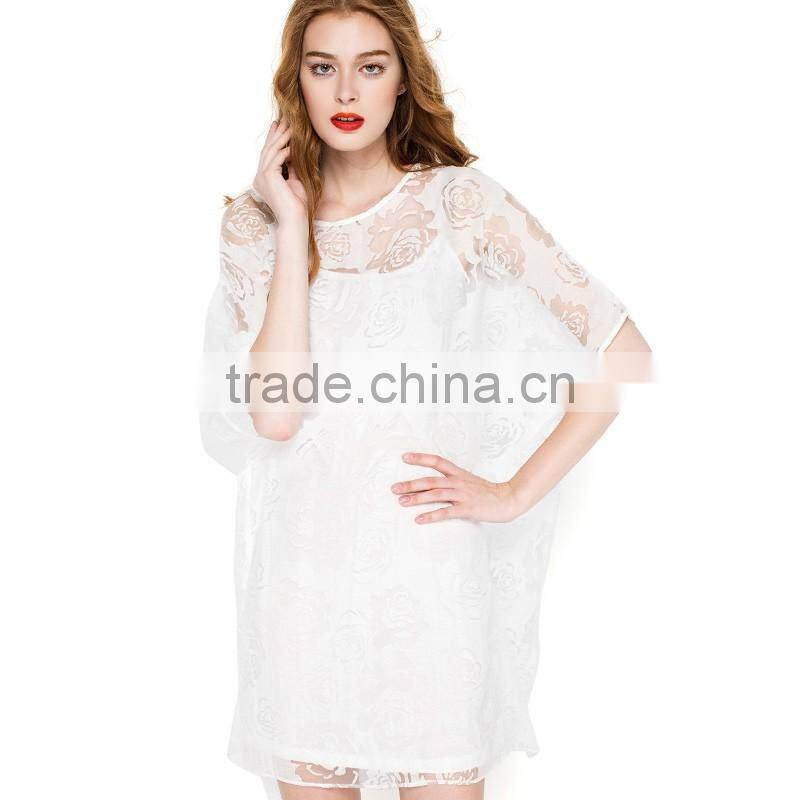fashion casual dress sexy lace short pattern apparel hot selling 2016