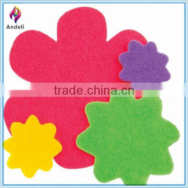 Stick It Felt Shapes 24/Pkg - Flowers, Flowers Sticker, DIY Shape
