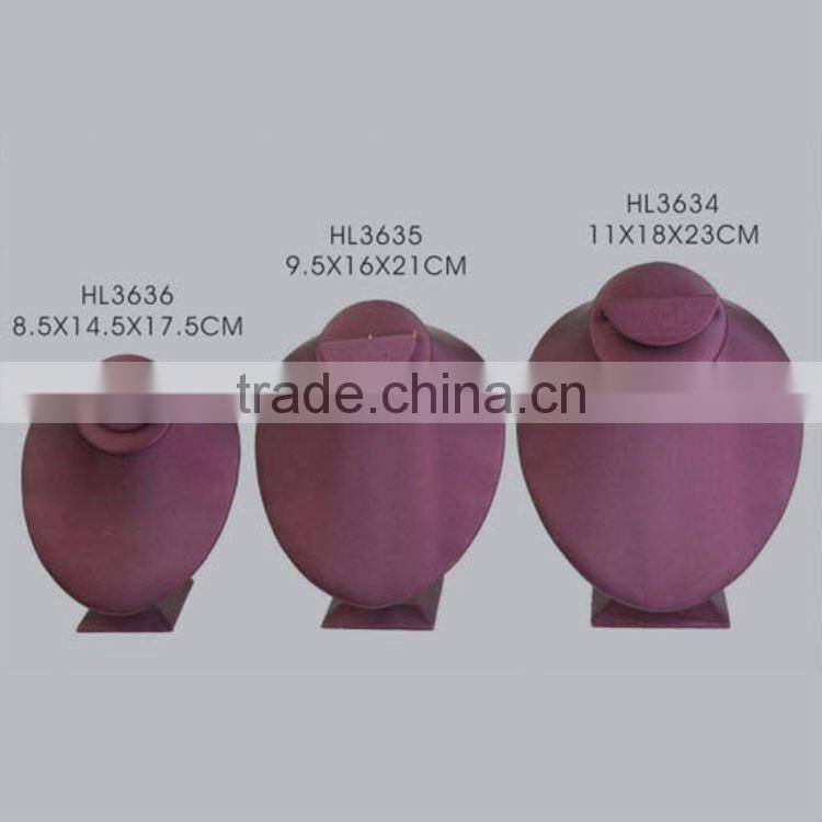 Necklace bust display racks