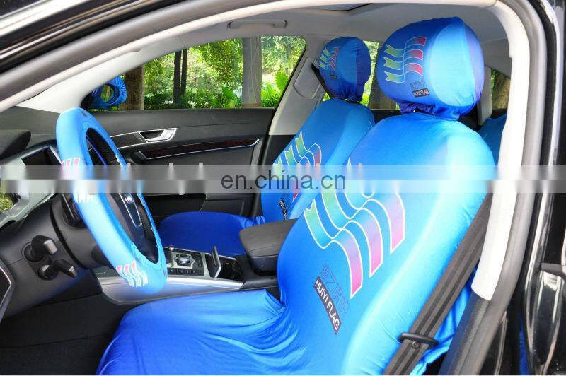Sports Style Genuine Sheepskin Car Seat Head Cover