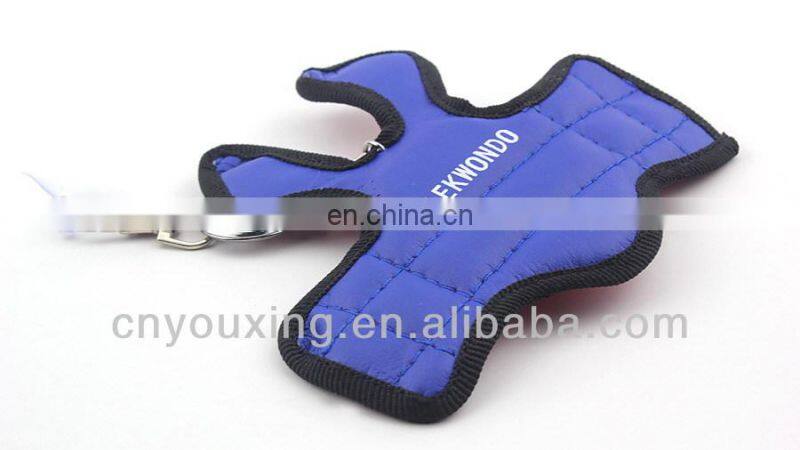 martial arts accessories taekwondo chest guard key chain