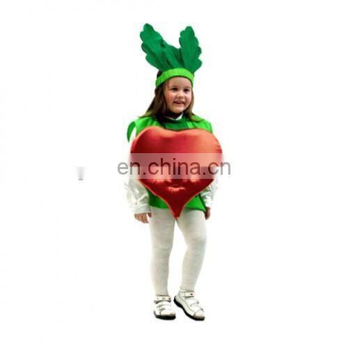 TZ-8206 Simple Perform Carrot Cosplay Costume For Kids