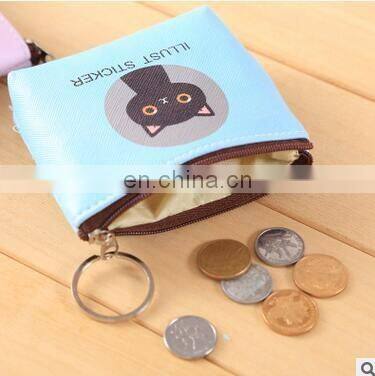 Kawaii CUTE Little Cats PU Coin Purse Wallet Pouch Case BAG Lady's Pocket Change Bags Pouch