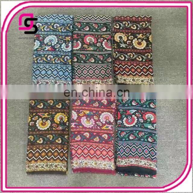 wholesale Fashion ladies restoring ancient ways national bohemian print scarf
