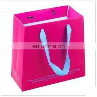 25*40*10 color printed art paper bag with handle,shopping bag for clothes promotion