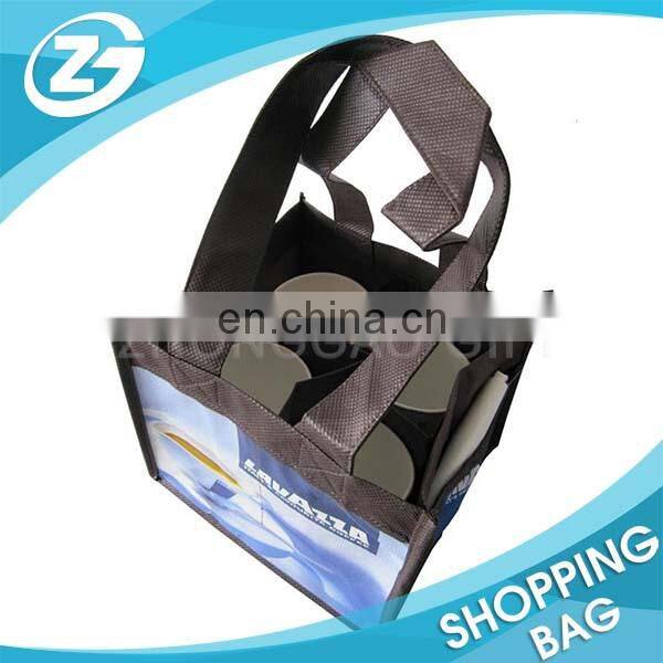 Reusable Carrying Large Capacity Eco 4 Coffee Cups Non Woven Bag