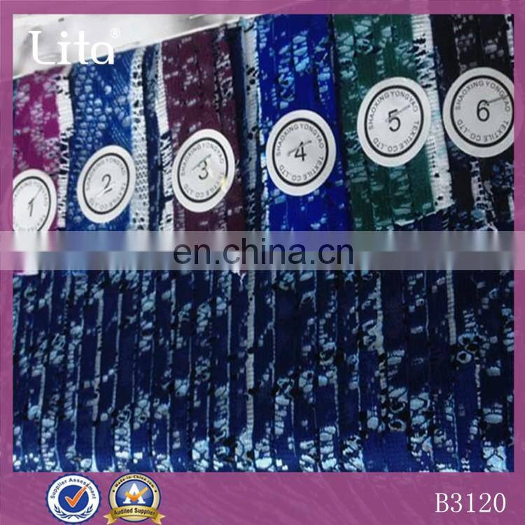 new fashion popular style wrinkle lace fabric