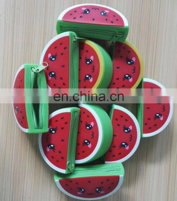 Women Gender Rainbow Shape Pencil Pen Pouch Large Change Money COIN Wallet Silicone Bags