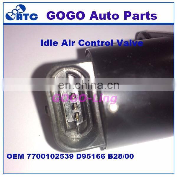 Idle Air Control Valve for OPEL/RENAULT OPEL/RENAULT OEM 7700102539, 8200299241, 8200692605 D95166 B28/00