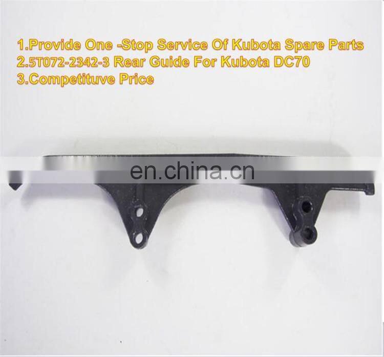 Wholesale Kubota Harvester Spare Parts 5T072-2342-3 DC70 Rear Guide