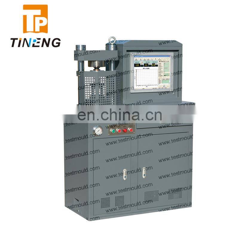 Fully computer controlled Cement flexural and compression testing machine