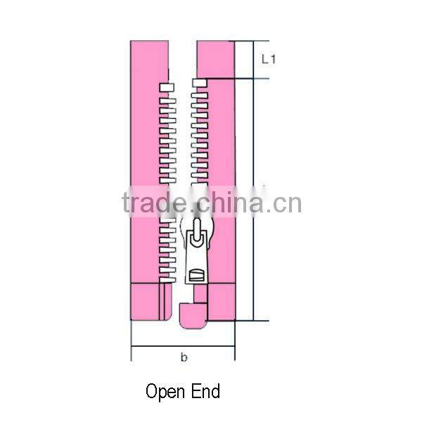 Closed-End No.5 Vislon Zipper with DA Slider whosale