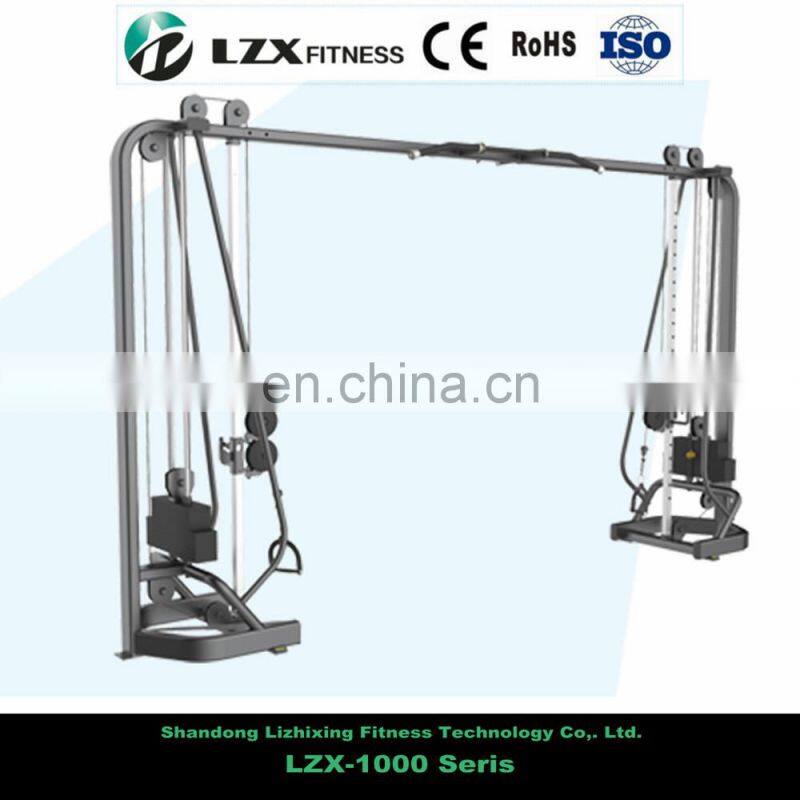 High quality Strength Training Machine Cable Crossover of LZX-1012 / gym fitness equipment