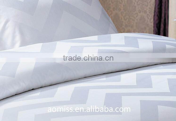 luxury pure cotton white 4 pcs bedding set 5 star hotel bedding linen set