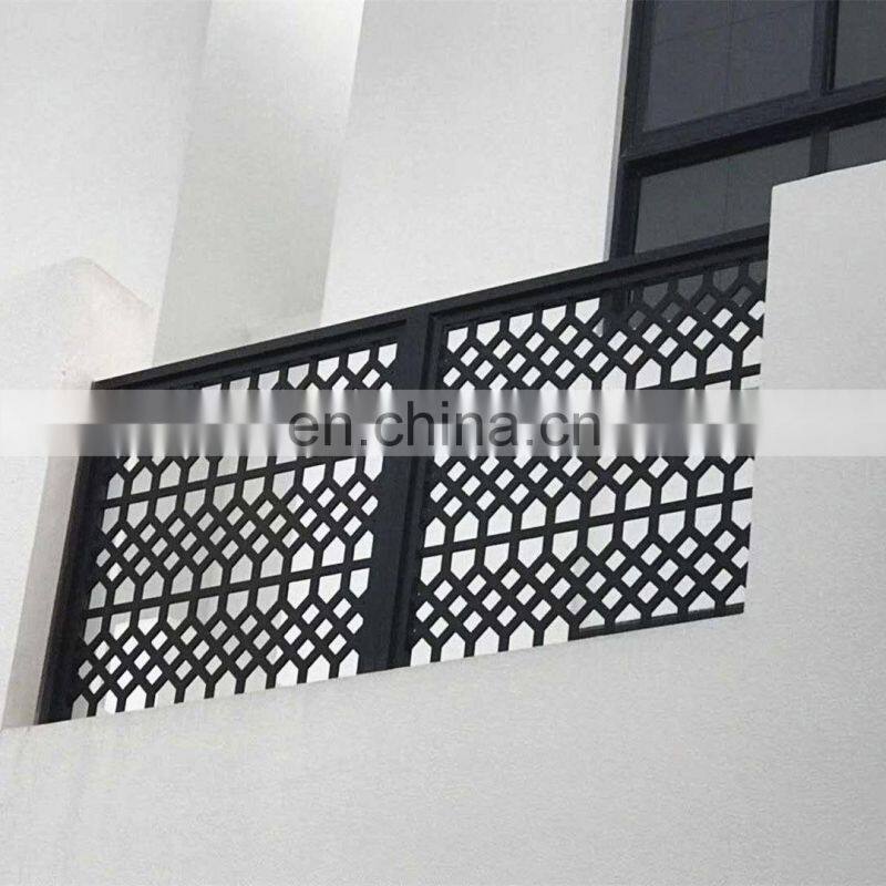Wood Color Aluminum Alloy Roof Trellis Screen Metal Main Gate For Outdoor Decoration