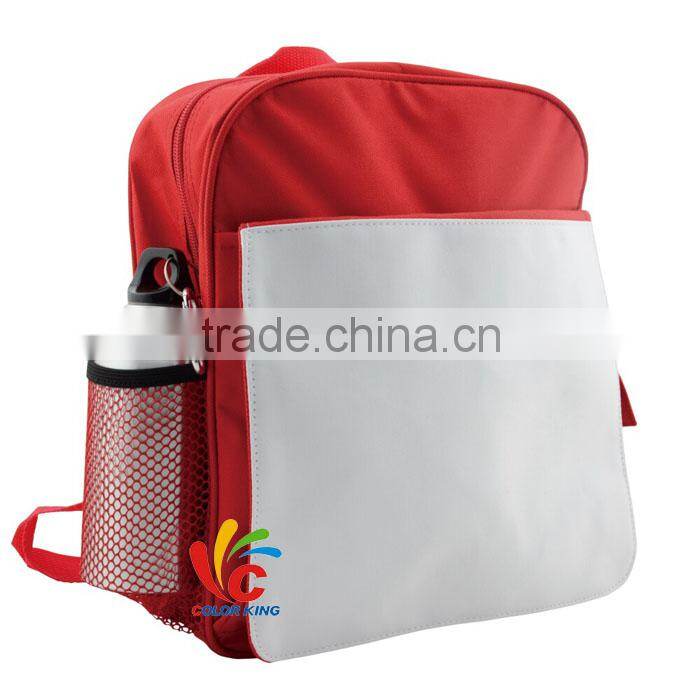 Colorking New Coming Sublimation Blank Printing Kid School Bag