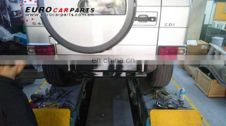 W463 rear bumper fit for G-class W463 G500 G550 G55 G63 to B-style pp rear bumper body kits wirh customer feedback