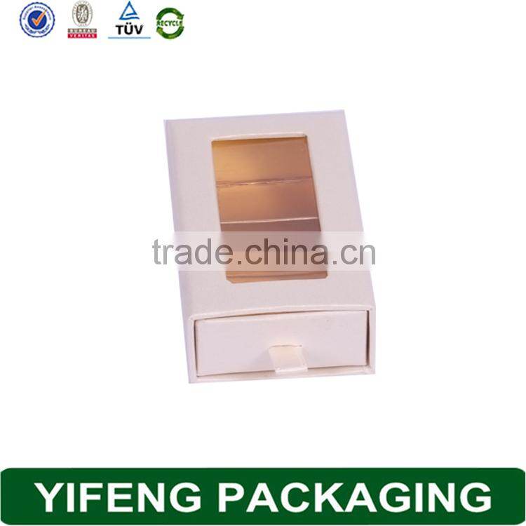 Custom perfect printing chocolate cake and wine kraft food paper with window sweet cardboard packaging box