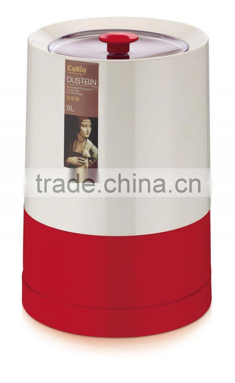 high quality wholesale Novelty round Home Plastic Trash Can