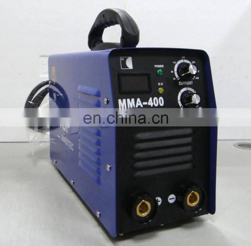 mosfet inverter dc arc welder MMA-400 portable cheap price welding machine