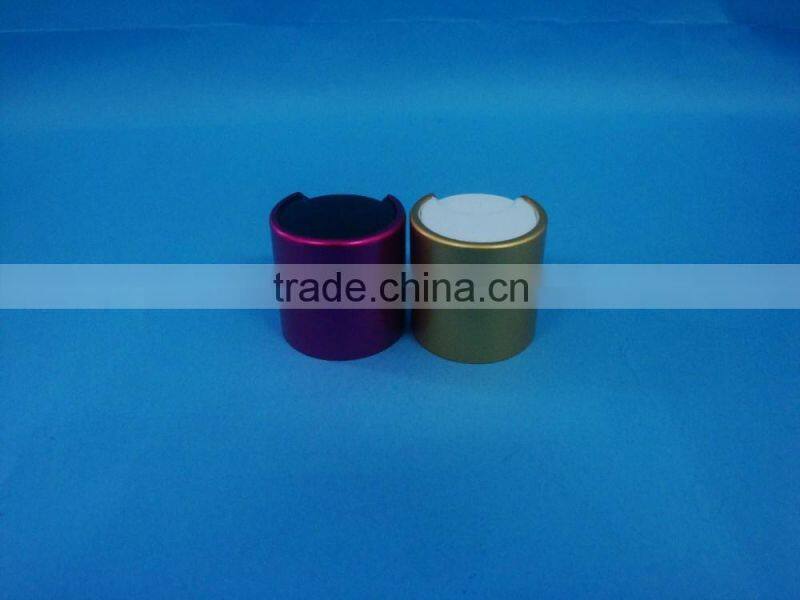 Hot sale 24mm aluminum and plastic disc cap/ aluminum and plastic disc cap