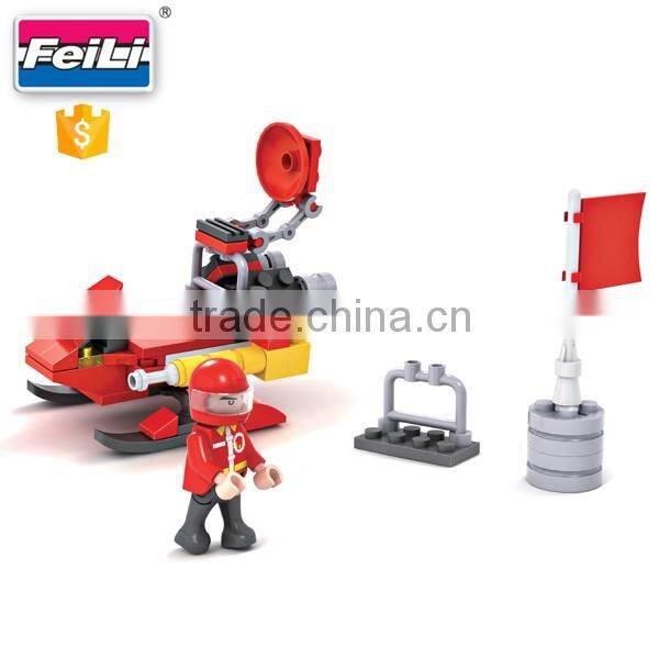 COGO newest fire fighter 3 in 1 block toy with 108pcs plastic building bricks