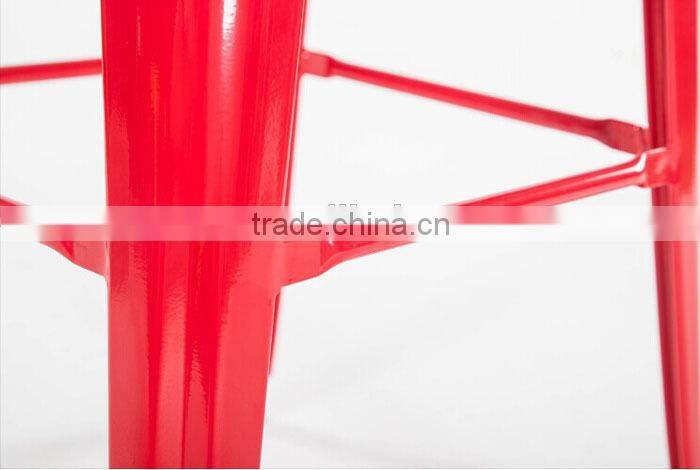 MCH-1515-2 Red Metal Stool High Bar Chair
