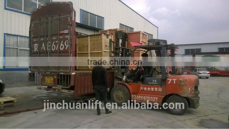 6m aluminum alloy single mast hydraulic electric vertical man platform lift