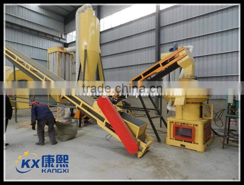 high configuration of biomass waste like wood sawdust pellet making machine and biomass pellet or briquette production line