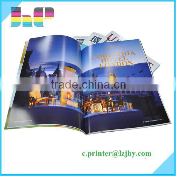 Guang dong Cheap Softcover Saddle Stiched Full Color book printing