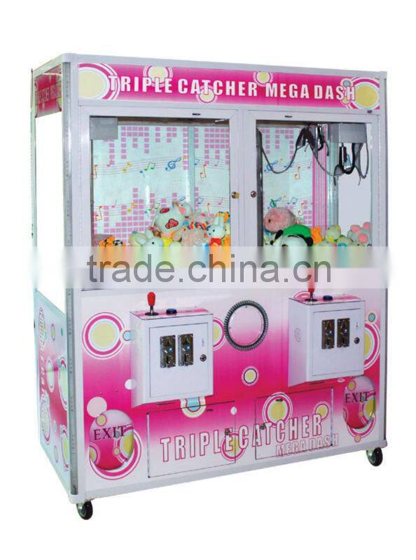 double toy arcade crane machine for sale